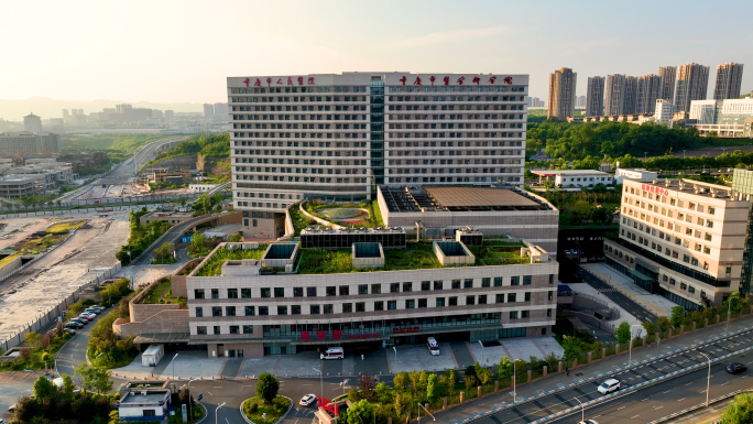重庆市人民医院黄昏时段空境