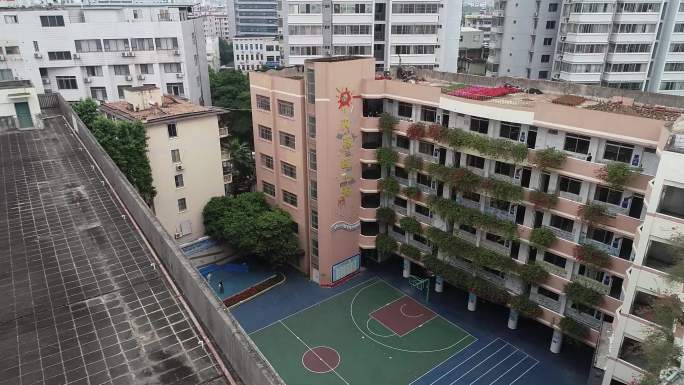 南湖小学航拍