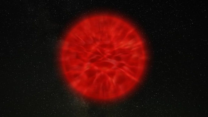 太空中的辉光球行星结构