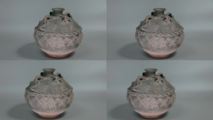 文化物质遗产古董陶罐古文化遗址出土文物