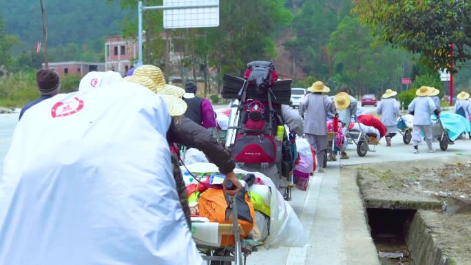 徒步旅行 佛教 公路行驶