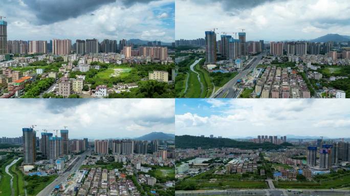 深圳城市建设城市发展，坪山风景城市更新
