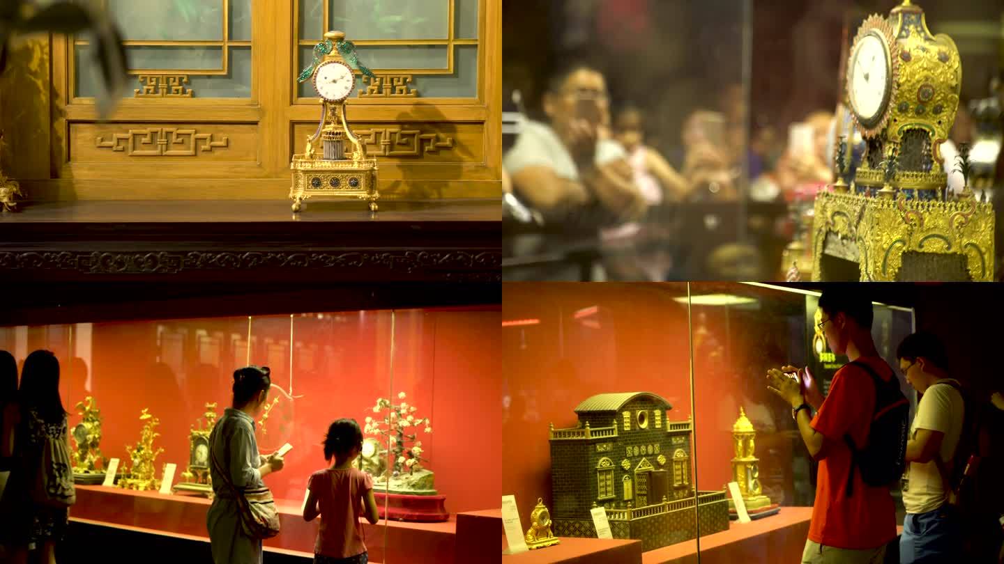 故宫博物馆 历史器物 橱窗展示