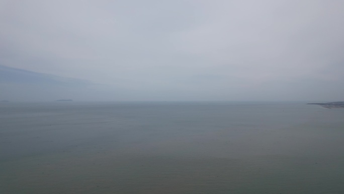 一望无际蓝色大海海洋风景航拍 (15)