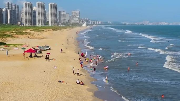 夏日海边沙滩