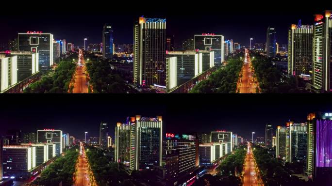 绍兴柯桥城市夜景