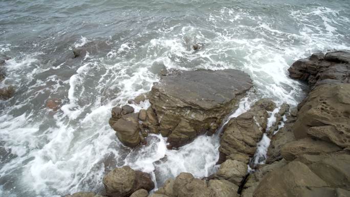海洋 海岸线 礁石 浪花