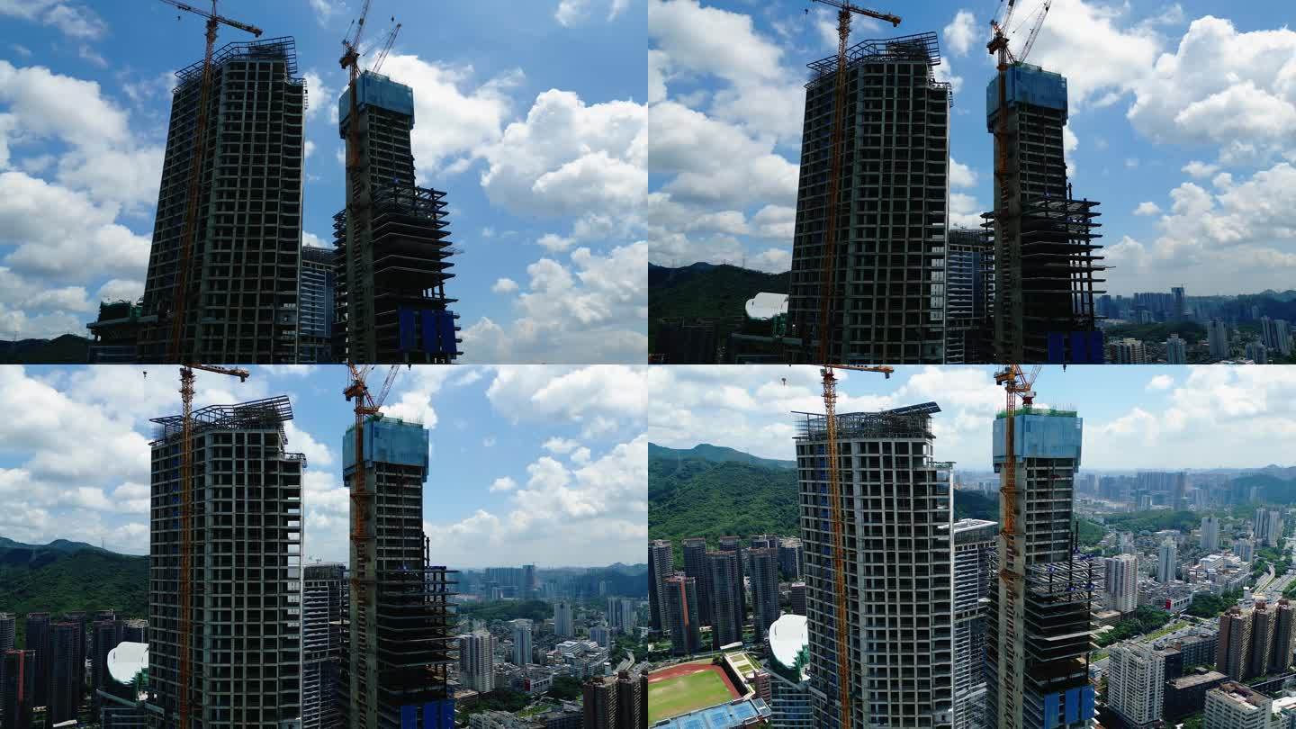 0002_D航拍城市建设在建楼盘