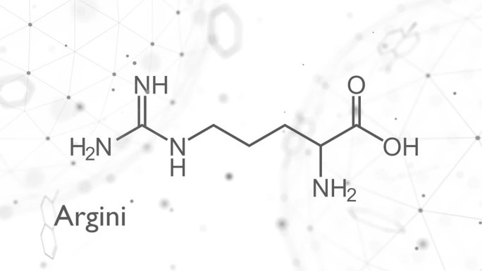 精氨酸分子氨基酸化学骨架结构式