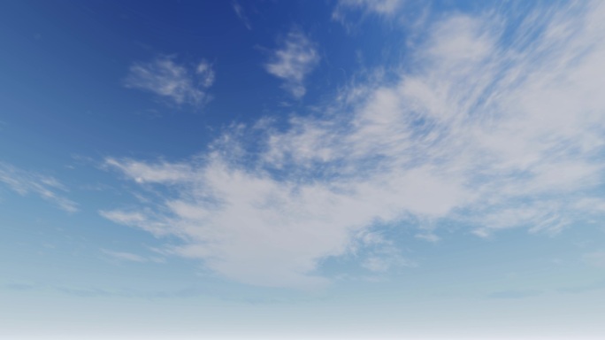 蓝天白云天空