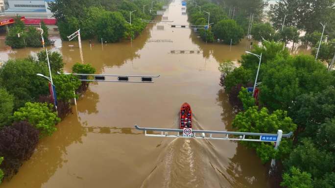 抗洪抢险 涿州洪灾 河北省洪水