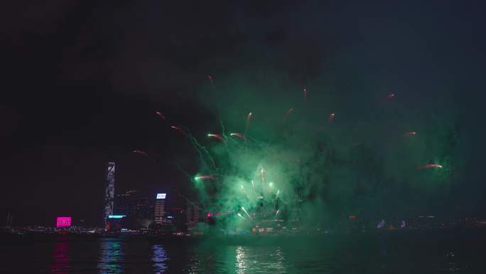 【8K 超清】香港烟花夜景