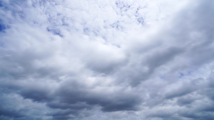 多云天气雨后天空阴天乌云延时云层云朵变化