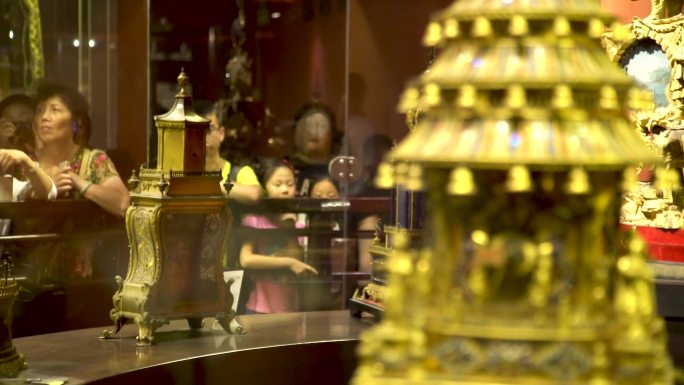 故宫博物馆 历史器物 橱窗展示