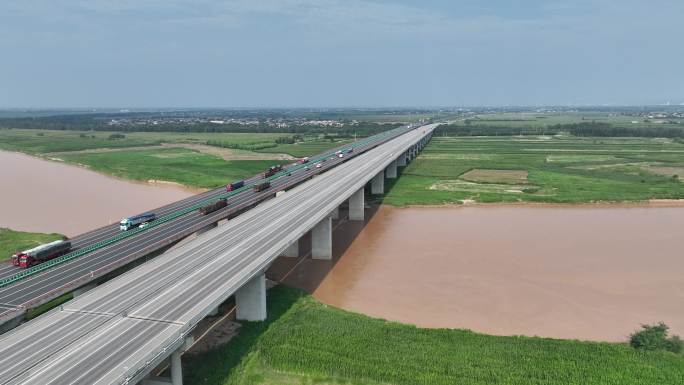 渭南段 高速路 陕西渭河黄河