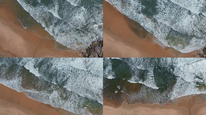 中国沿海视频深圳海边海水白浪沙滩