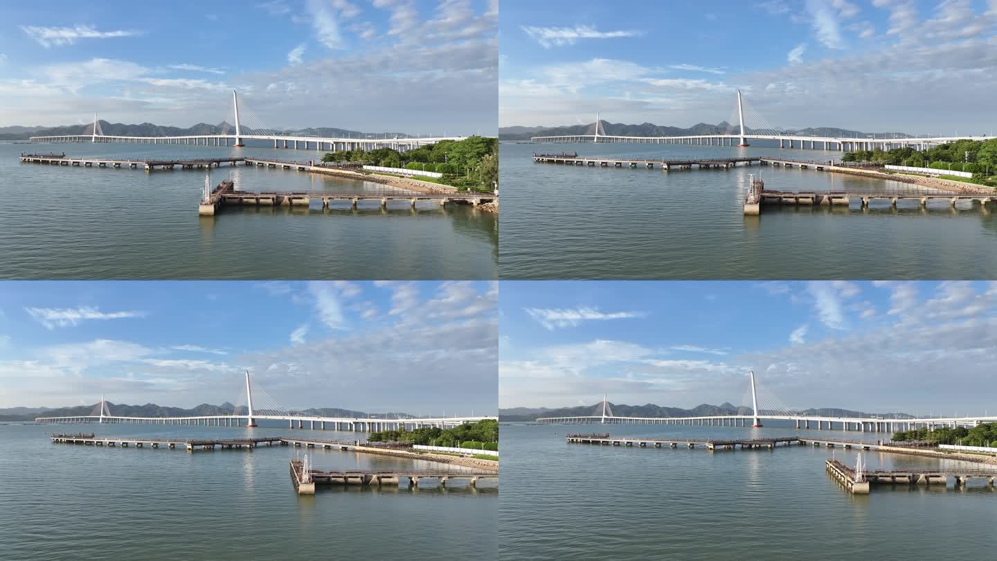 深圳湾大桥观桥公园观景平台