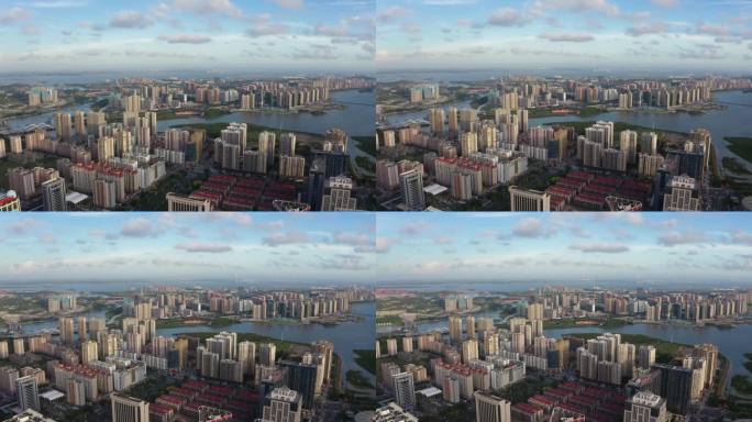 广西防城港城市航拍