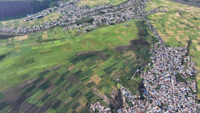 青海门源田园风光