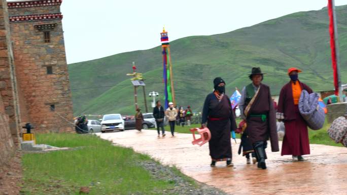 果洛狮龙宫藏族节日盛会纪实素材