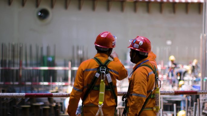 国外建设 工地工人 工程建造