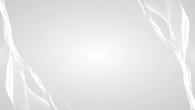 抽象白色固体几何波粒子楼梯发光点背景。生动的色彩移动特别高科技hud。抽象运动闪闪发光的设计背景霓虹