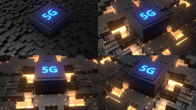 【E3D】科技5G高端芯片特效