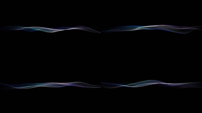 4K蓝紫色飘带粒子-无缝循环带透明通道