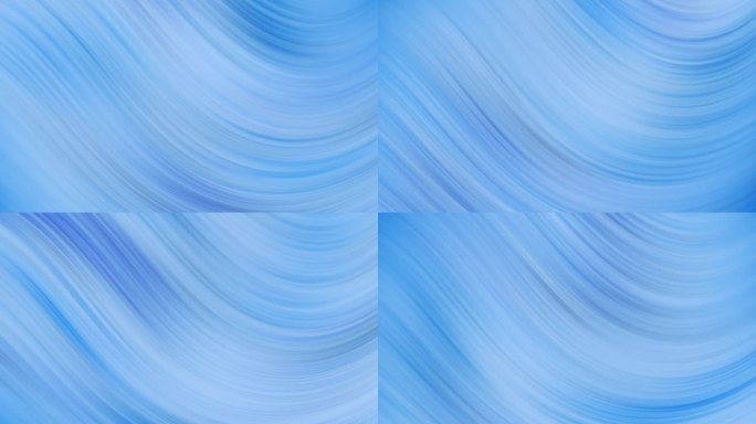 蓝色弧形艺术线条图案无缝循环动画复制空间背景。