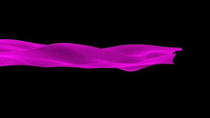 4K一块飘舞的紫色布料带通道无缝循环