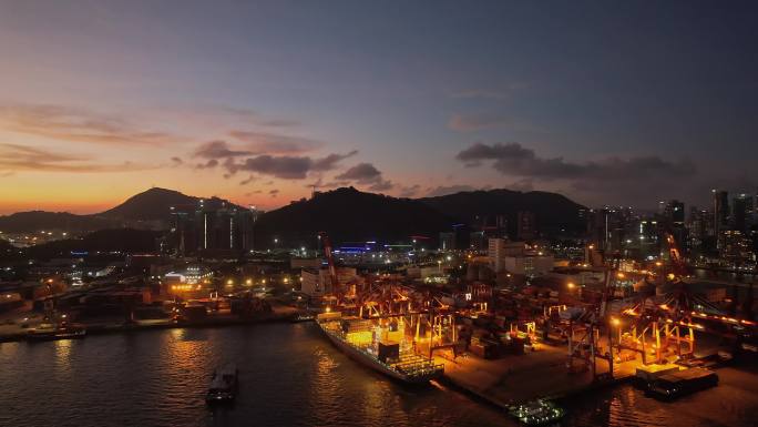 赤湾港夜景