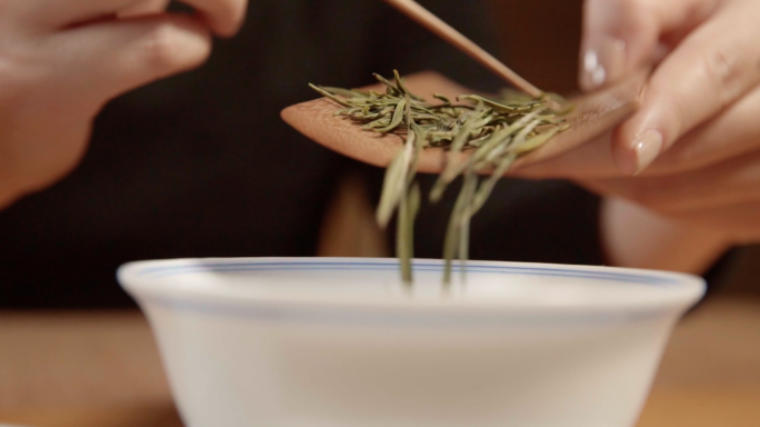 茶道茶叶冲茶泡茶茶文化 浙江湖州三碗茶