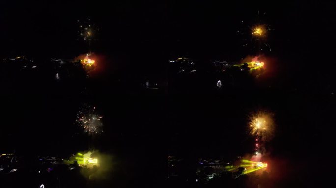 【4K】晚会放烟花