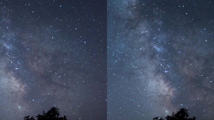 俄勒冈海岸Stack群岛上的银河夜空