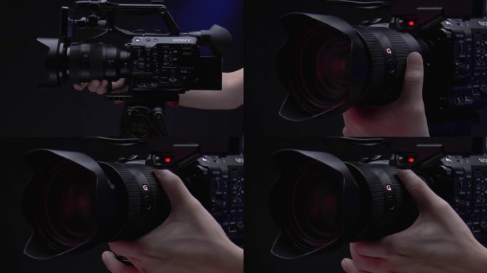 4K调整相机焦距特写调整焦距镜头焦距拍摄