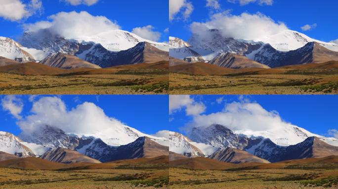 西藏雪山延时