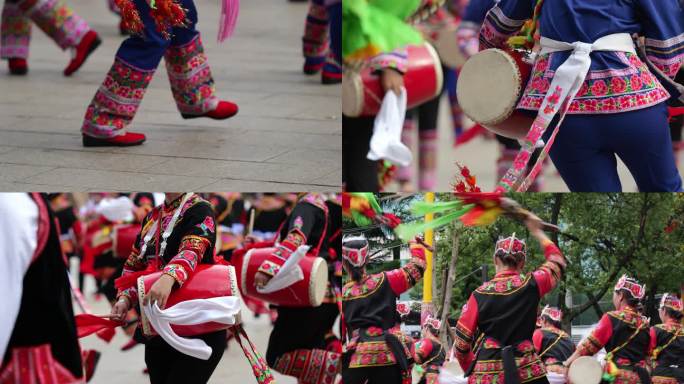 腰鼓舞蹈 少数民族舞蹈 云南彝族舞蹈