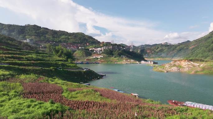 贵州册亨岩架风景