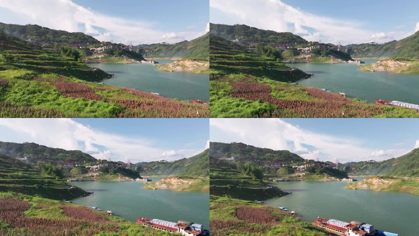 贵州册亨岩架风景