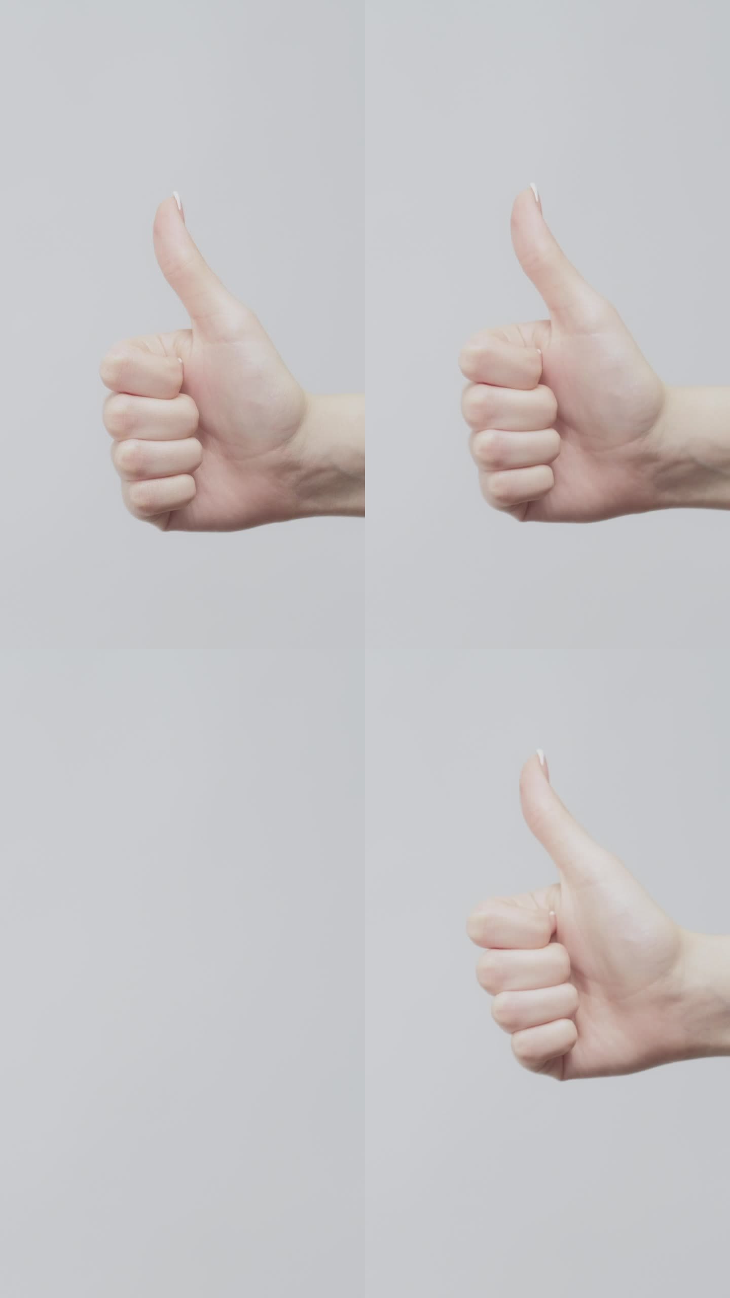 竖状手势是拇指手的完美选择