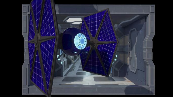 星球大战太空舱科幻飞船平面裸眼3d可定制