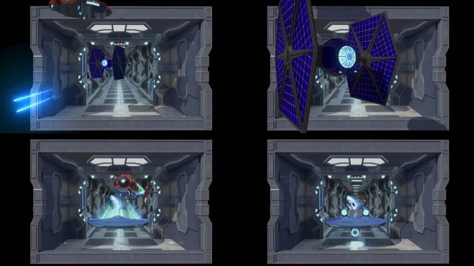 星球大战太空舱科幻飞船平面裸眼3d可定制
