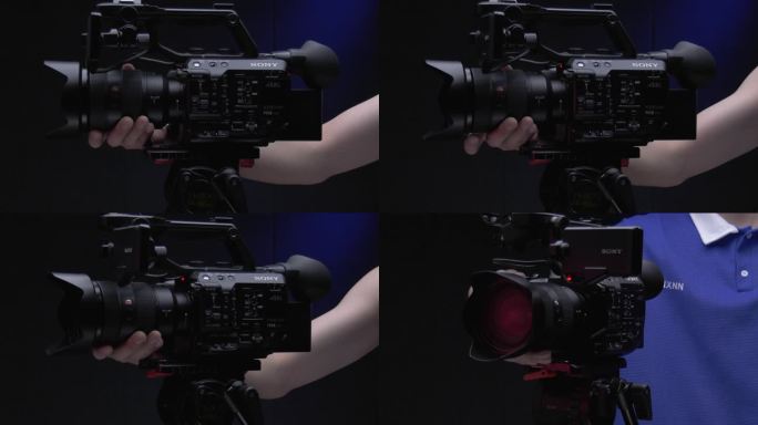 4K调整相机焦距特写调整焦距光圈镜头拍摄