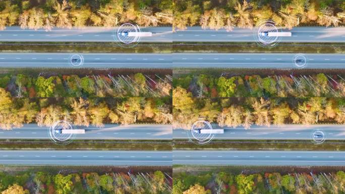 自动货运卡车扫描系统在美国高速公路上快速行驶时的软件问题预警信息。未来无人驾驶交通的挑战