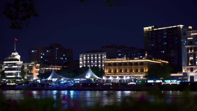 广州 珠江夜景 珠江两岸夜色