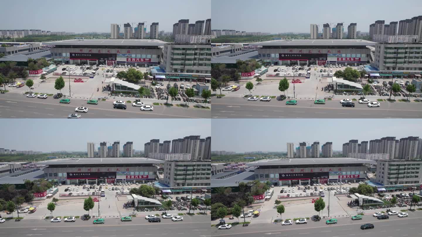 郑州客运北站4K航拍