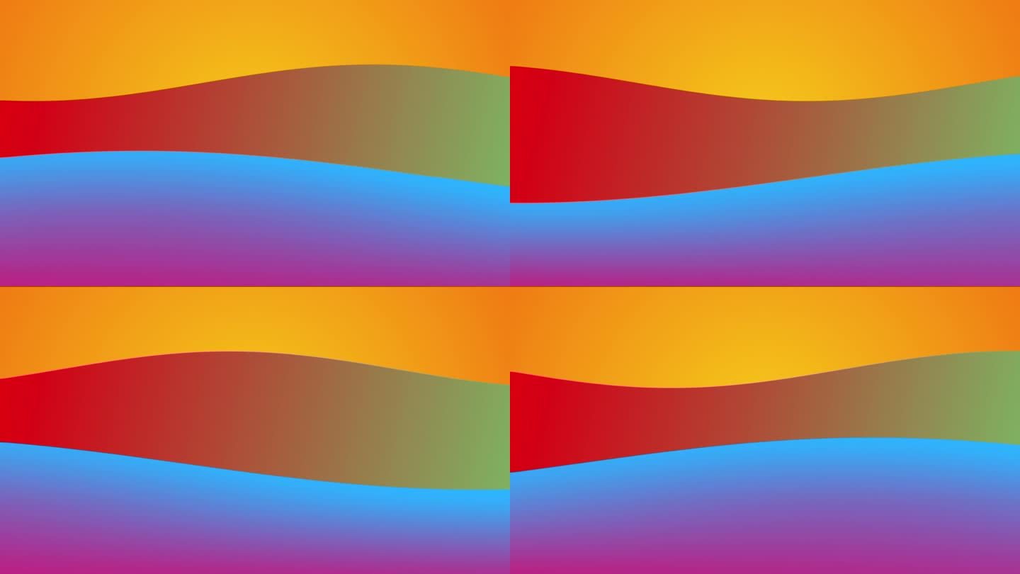 彩色简单的波浪图案形状图层的背景