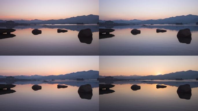 千岛湖的日出