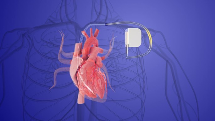心脏起搏器植入心脏静脉