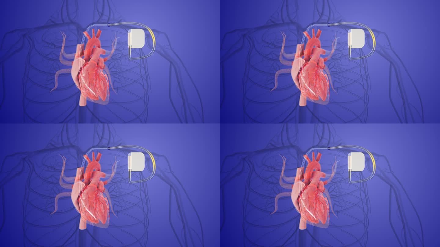 心脏起搏器植入心脏静脉